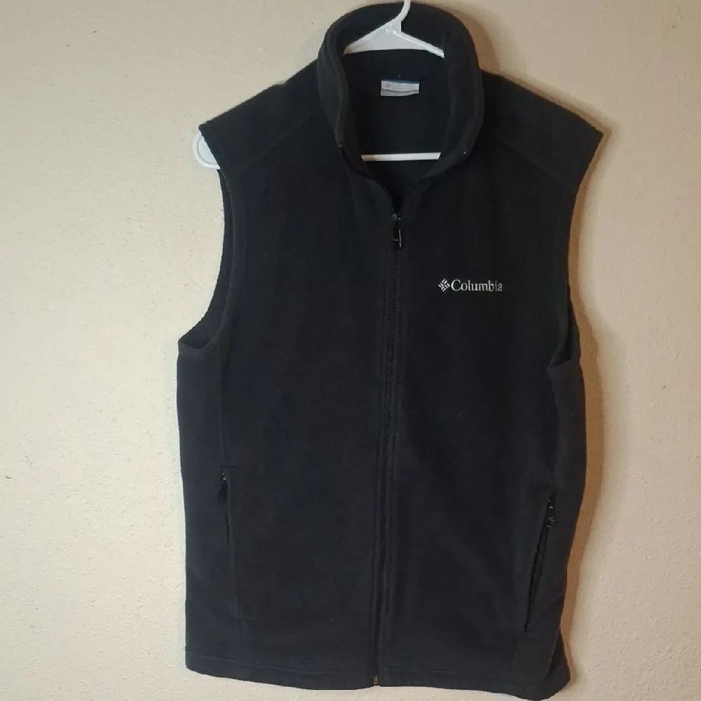 Columbia Black Fleece Vest size medium
